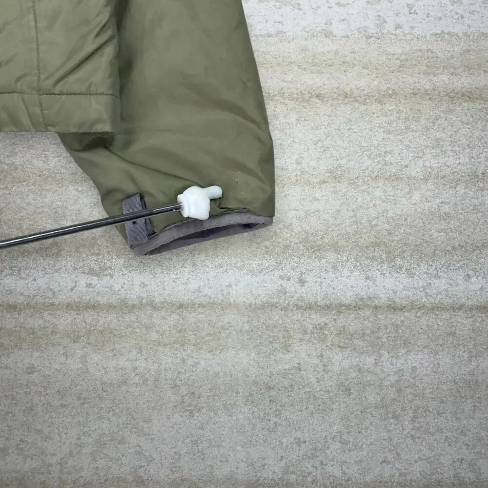 Vintage Y2K The North Face Puffer Jacket Mens L Green Grey Insulated Polyester - Picture 13 of 13